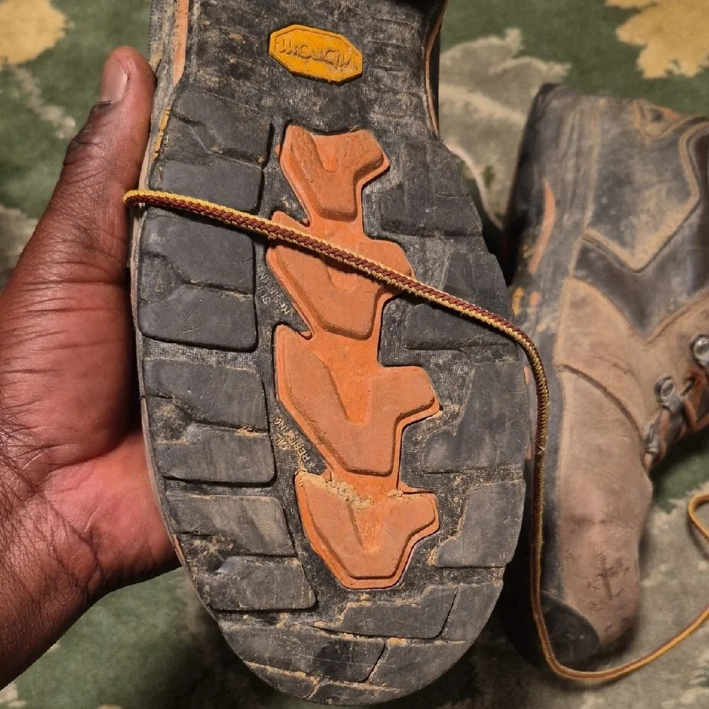 Danner Brown and Black Leather Hiking Boots